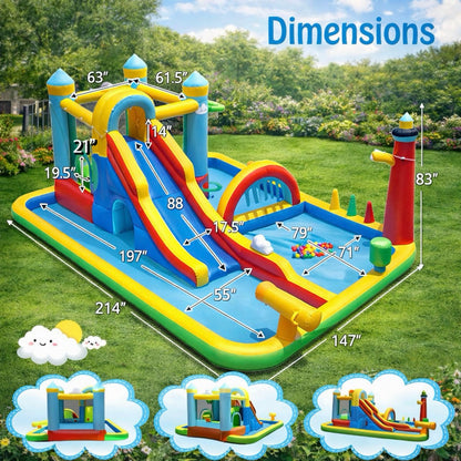 AquaBounce Inflatable Water Slide