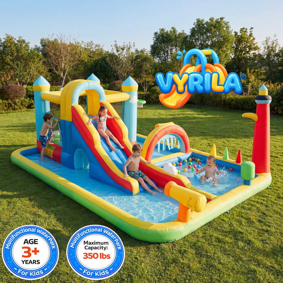 AquaBounce Inflatable Water Slide