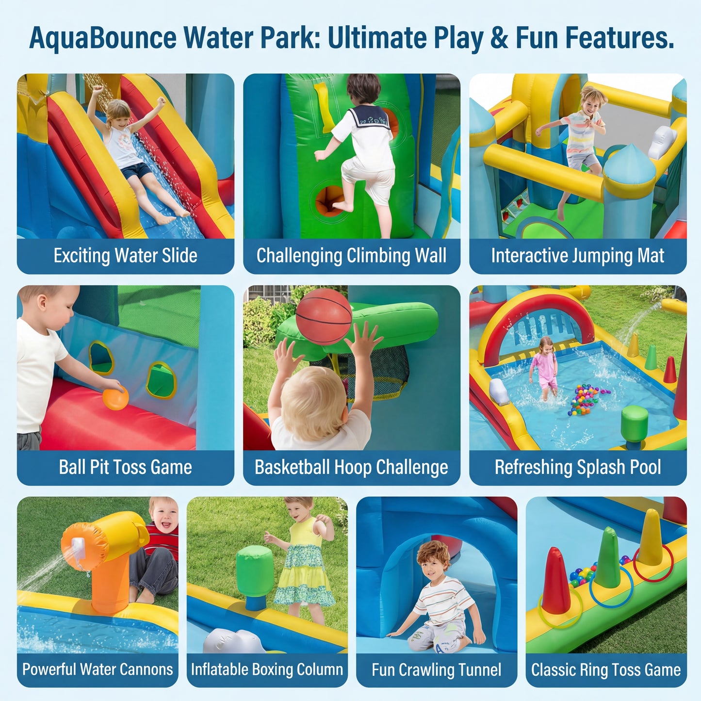 AquaBounce Inflatable Water Slide